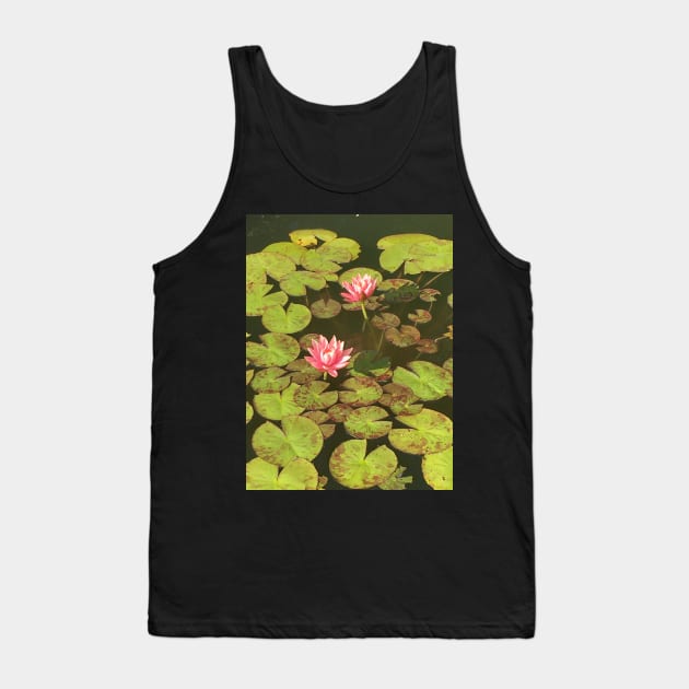 Water Lilies Tank Top by ceolsonart